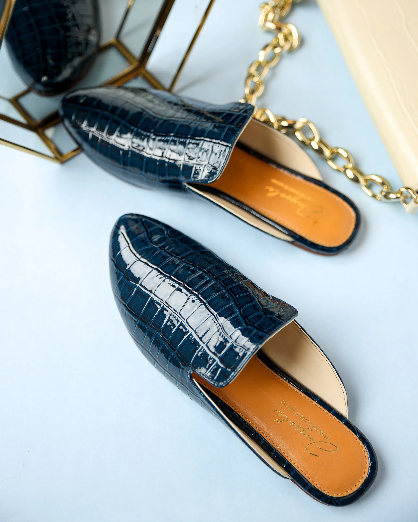 Meteorite Leather Mules My Store