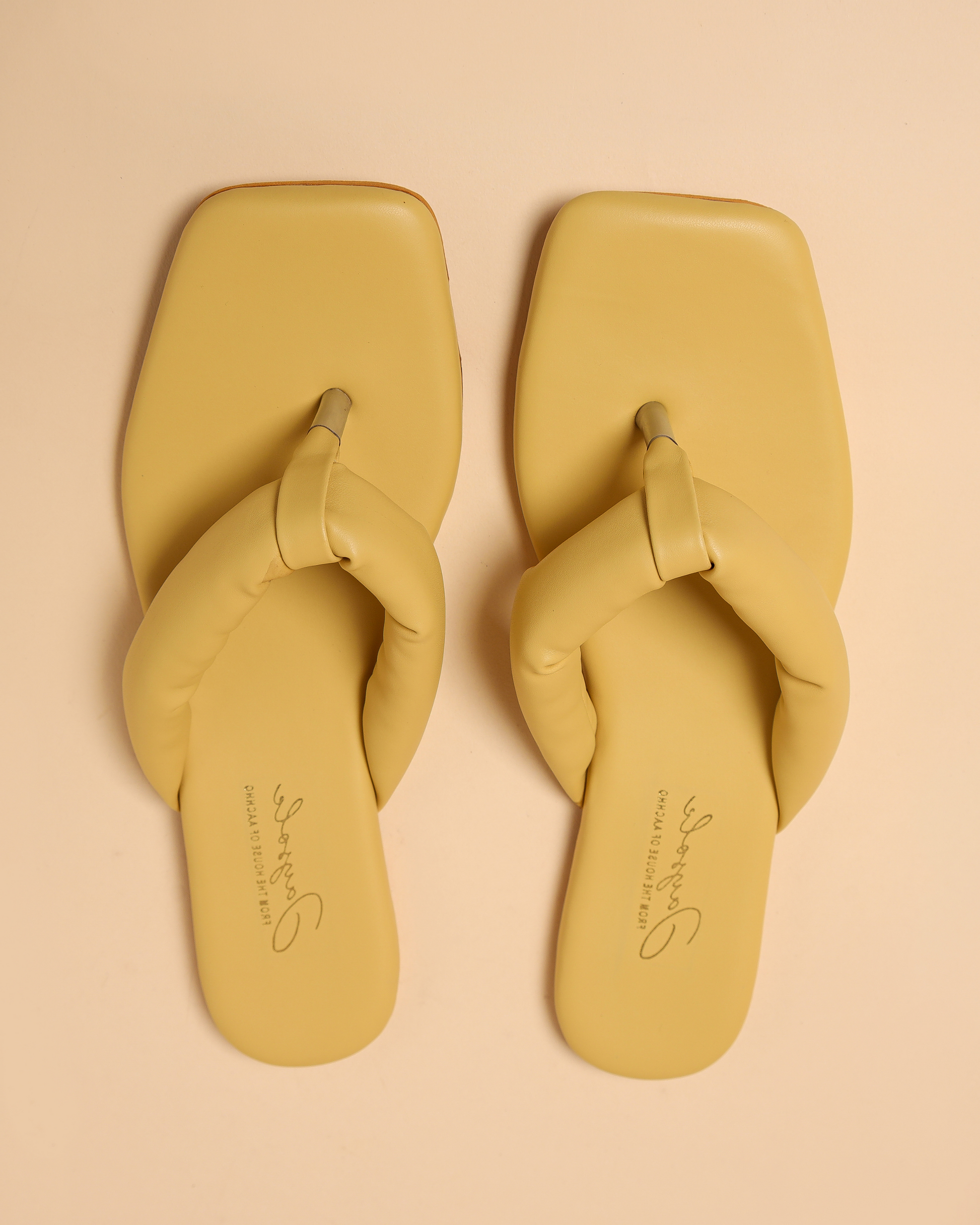 Strawlight Open Toe Flats My Store