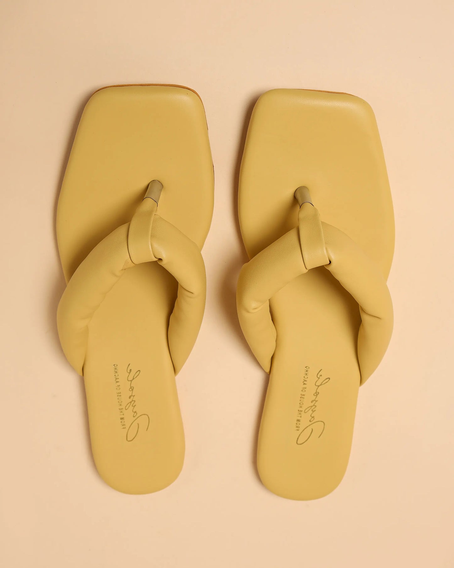 Strawlight Open Toe Flats My Store