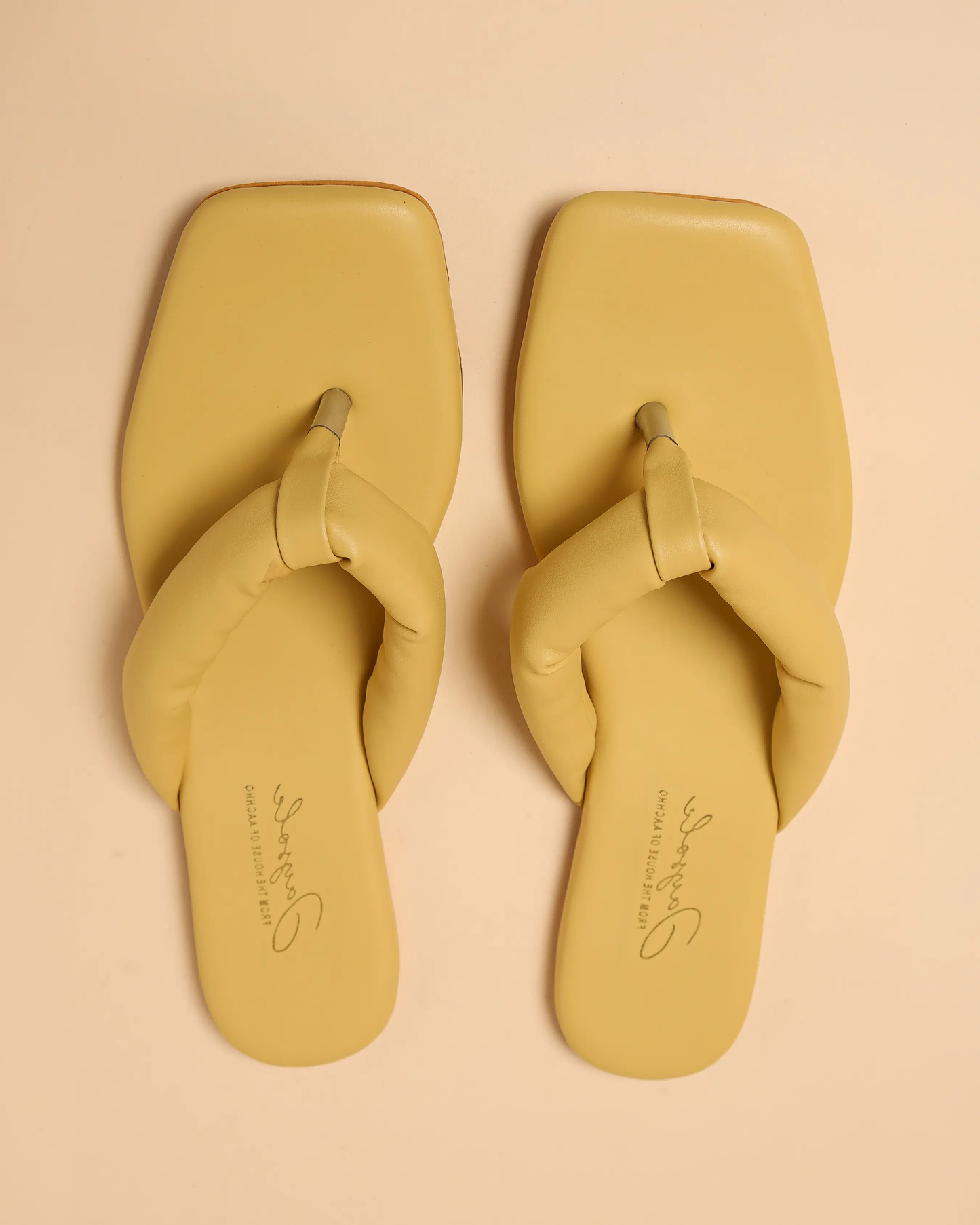 Strawlight Open Toe Flats My Store