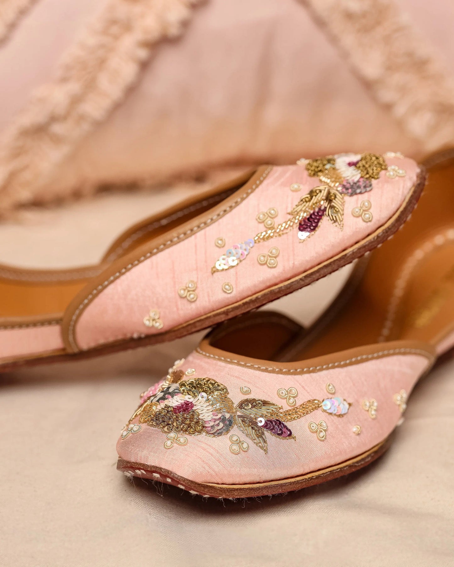 Cosmetic Peach Handcrafted Jutti My Store