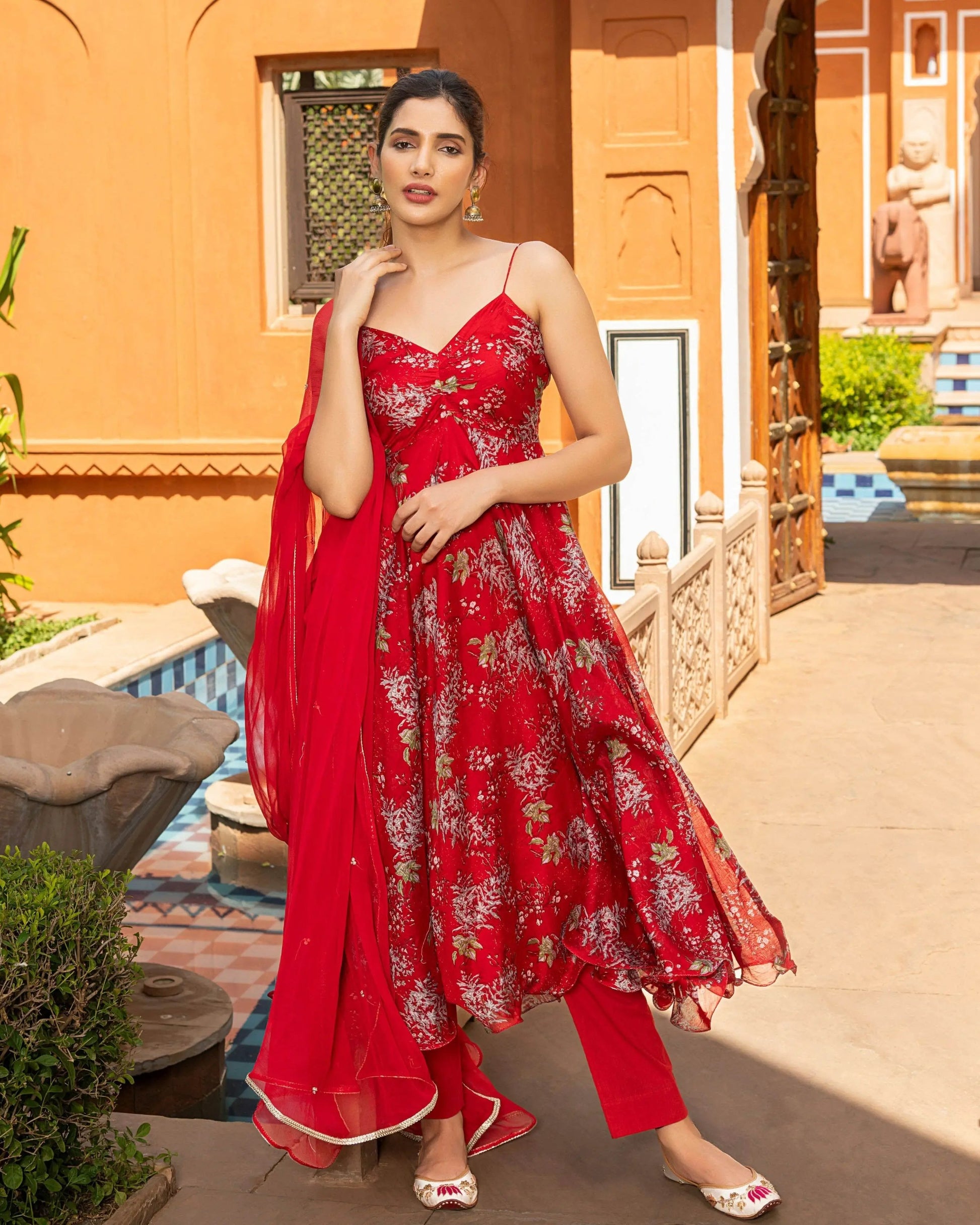 Dahr Chanderi Suit Set My Store