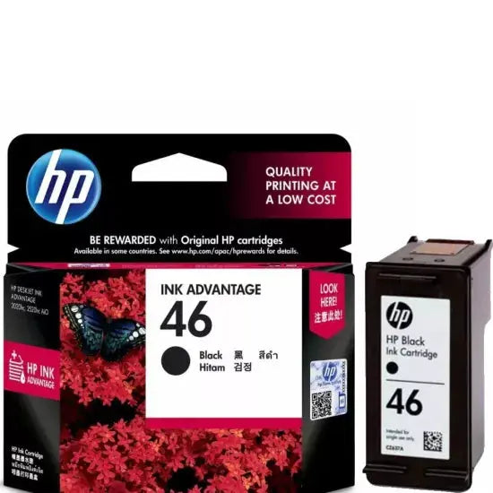 HP 46 Black Genuine Ink Cartridge