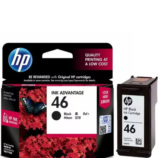 HP 46 Black Genuine Ink Cartridge