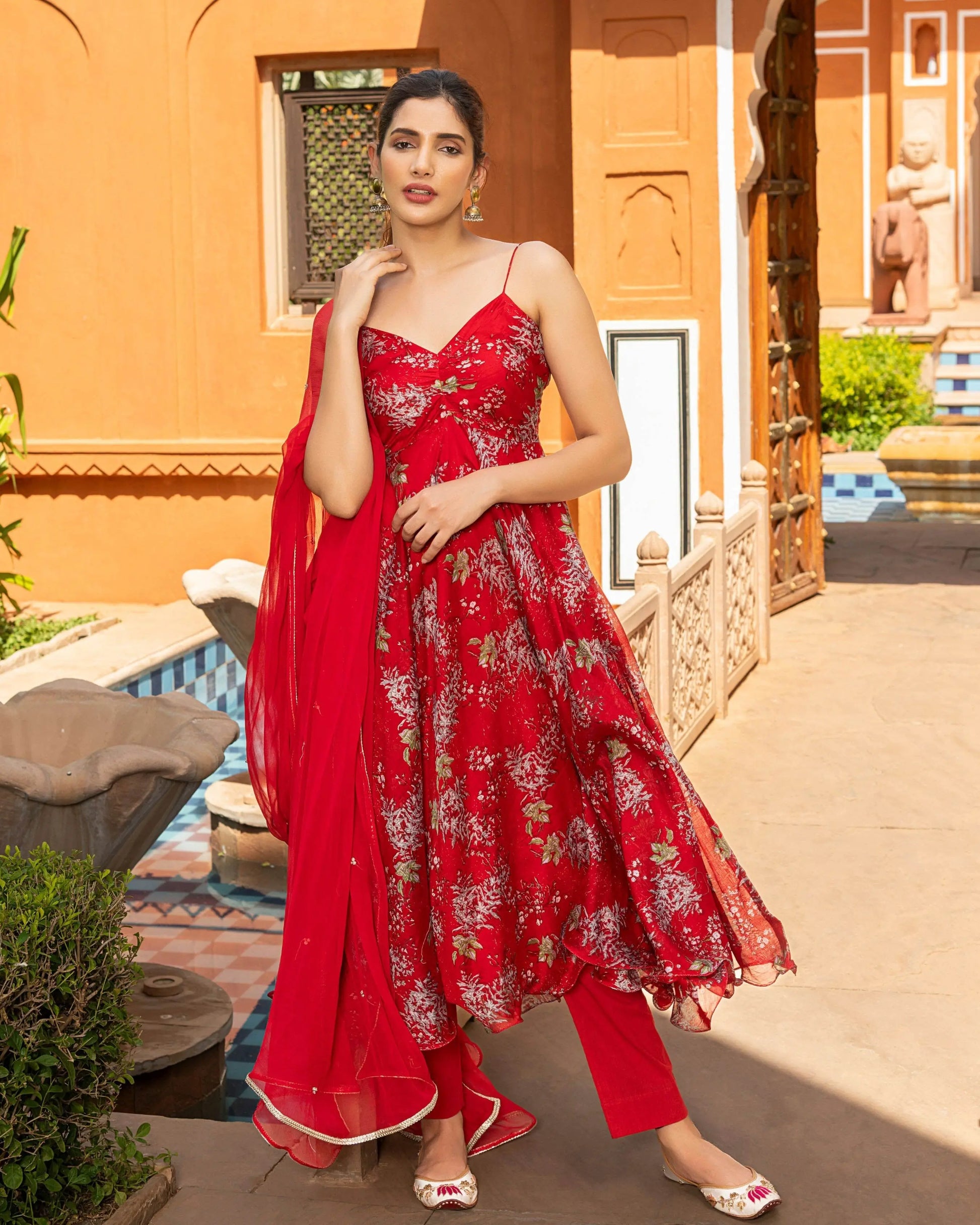 Dahr Chanderi Suit Set My Store