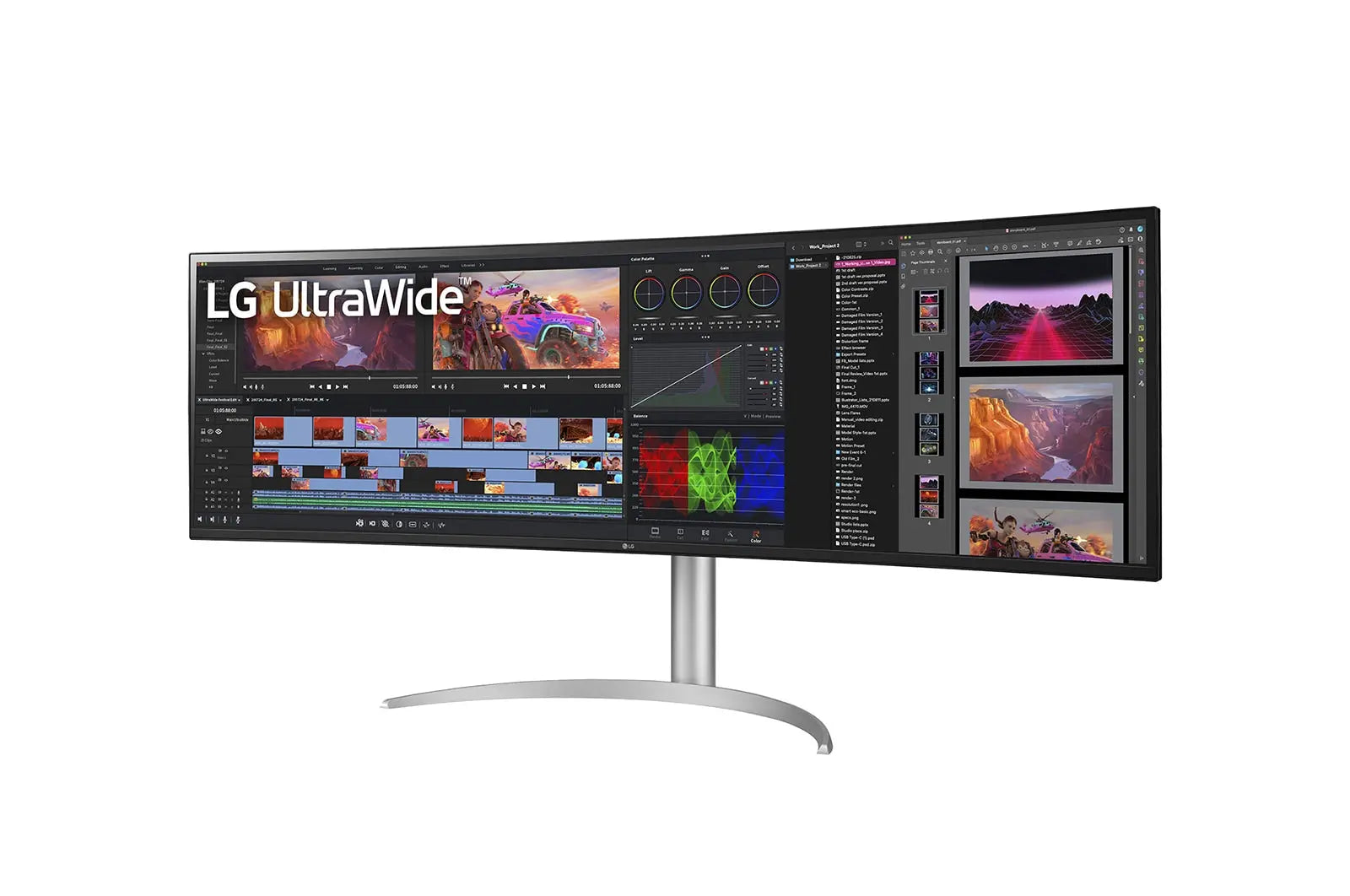 LG UltraWide 49WQ95C-W 49″ Dual QHD Nano IPS 144 Hz with NVIDIA G-SYNC Curved Monitor My Store