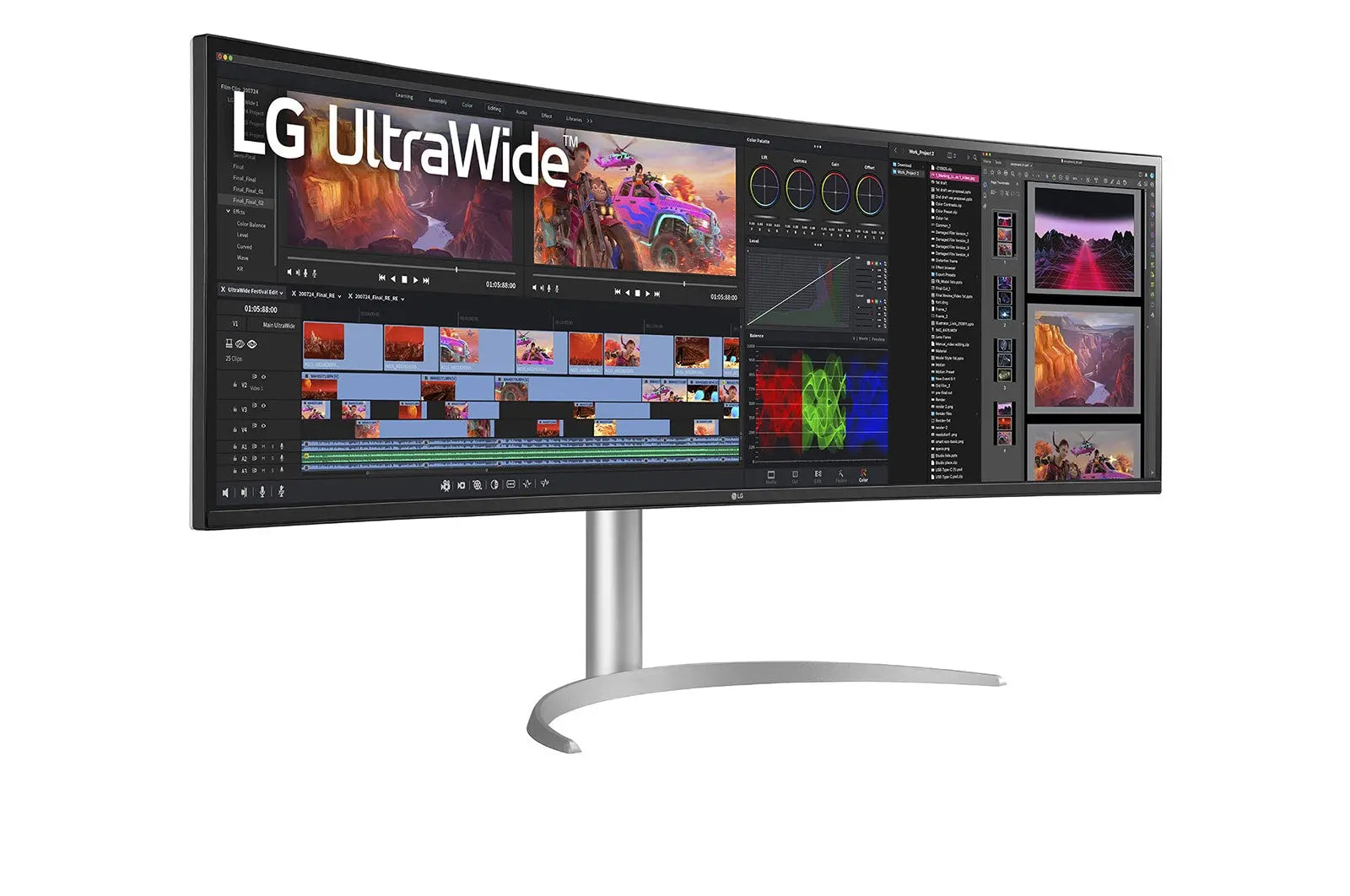 LG UltraWide 49WQ95C-W 49″ Dual QHD Nano IPS 144 Hz with NVIDIA G-SYNC Curved Monitor My Store
