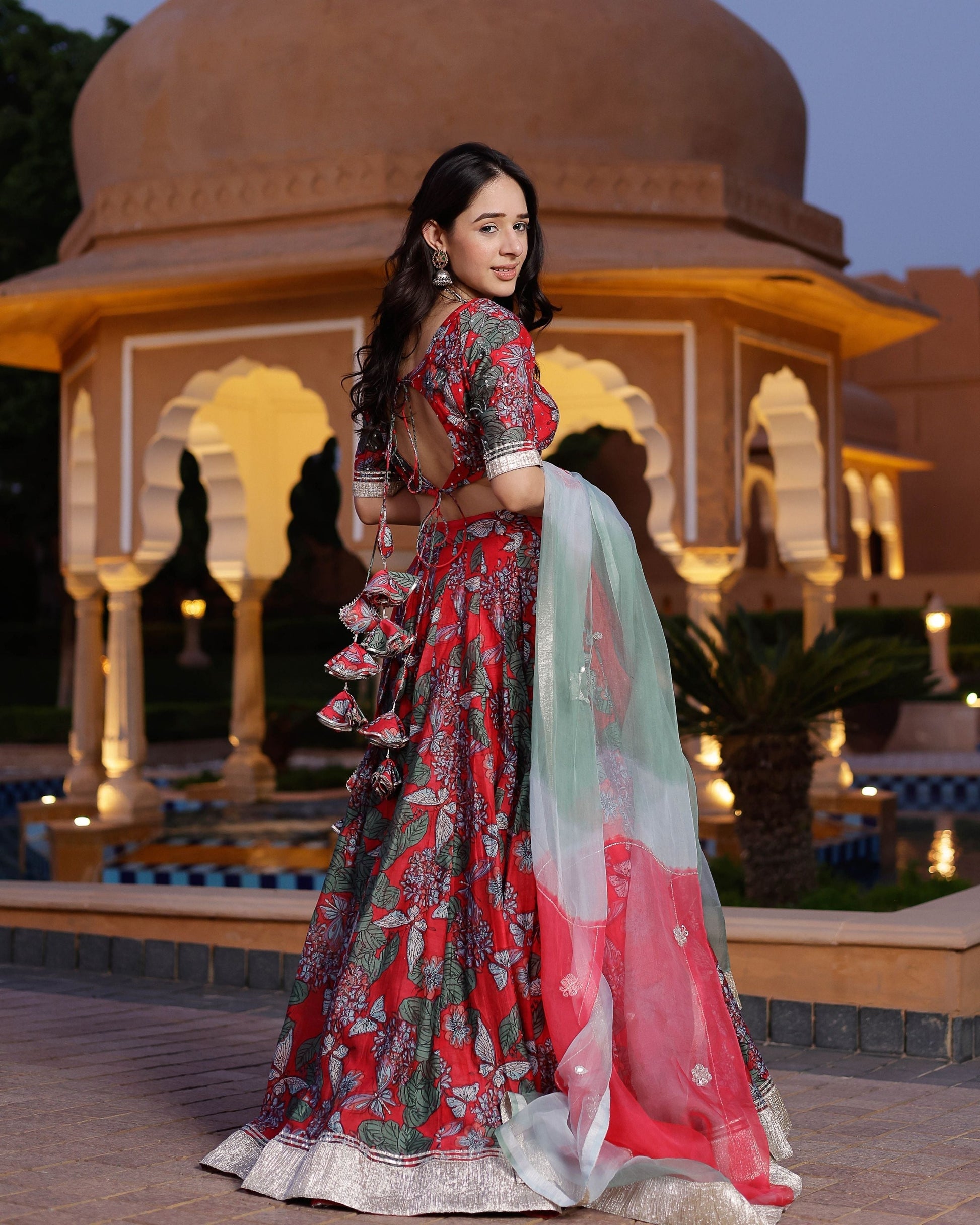 Vaani Chanderi Lehenga Set My Store