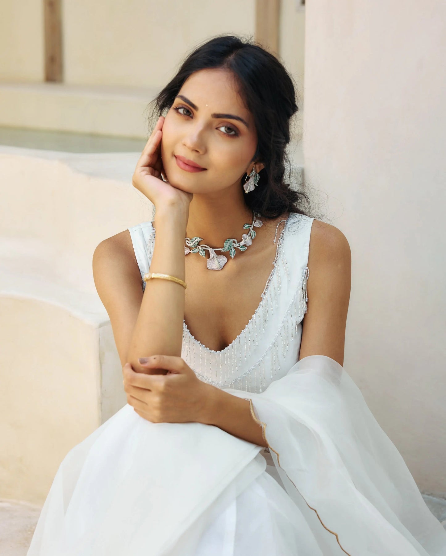 Pearl White Silk Blouse My Store