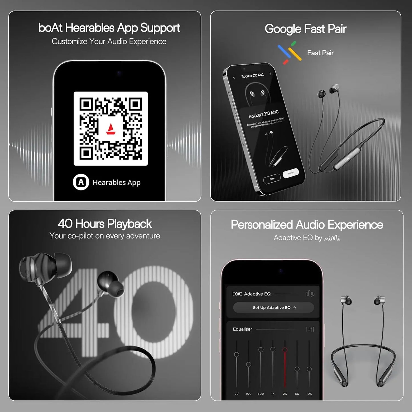 boAt Rockerz 210 ANC Bluetooth in Ear Neckband (BOAT ROCKERZ 210 ANC) My Store