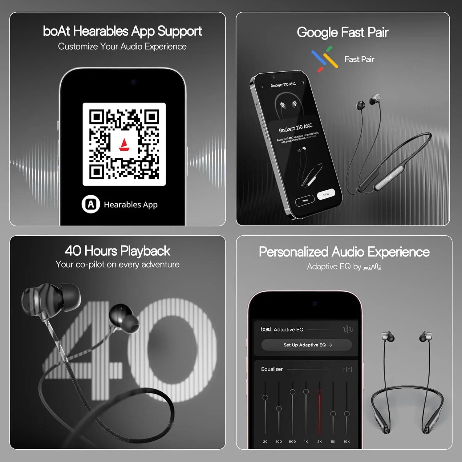 boAt Rockerz 210 ANC Bluetooth in Ear Neckband (BOAT ROCKERZ 210 ANC) My Store