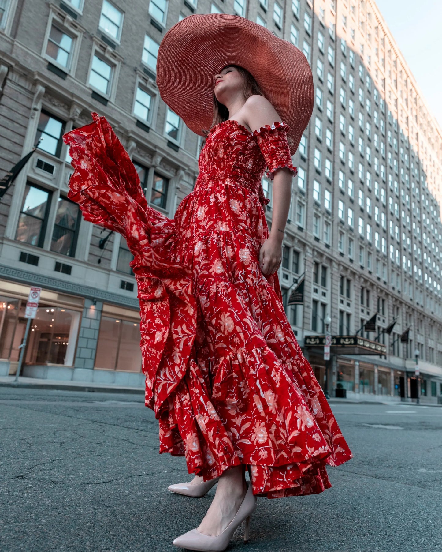 Rosa Smocked Cotton Dress My Store