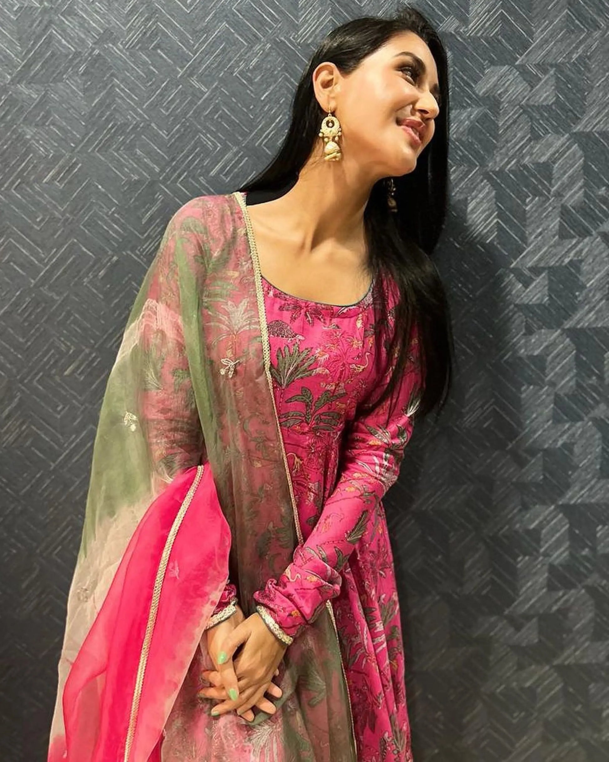 Taavi Chanderi Suit Set My Store