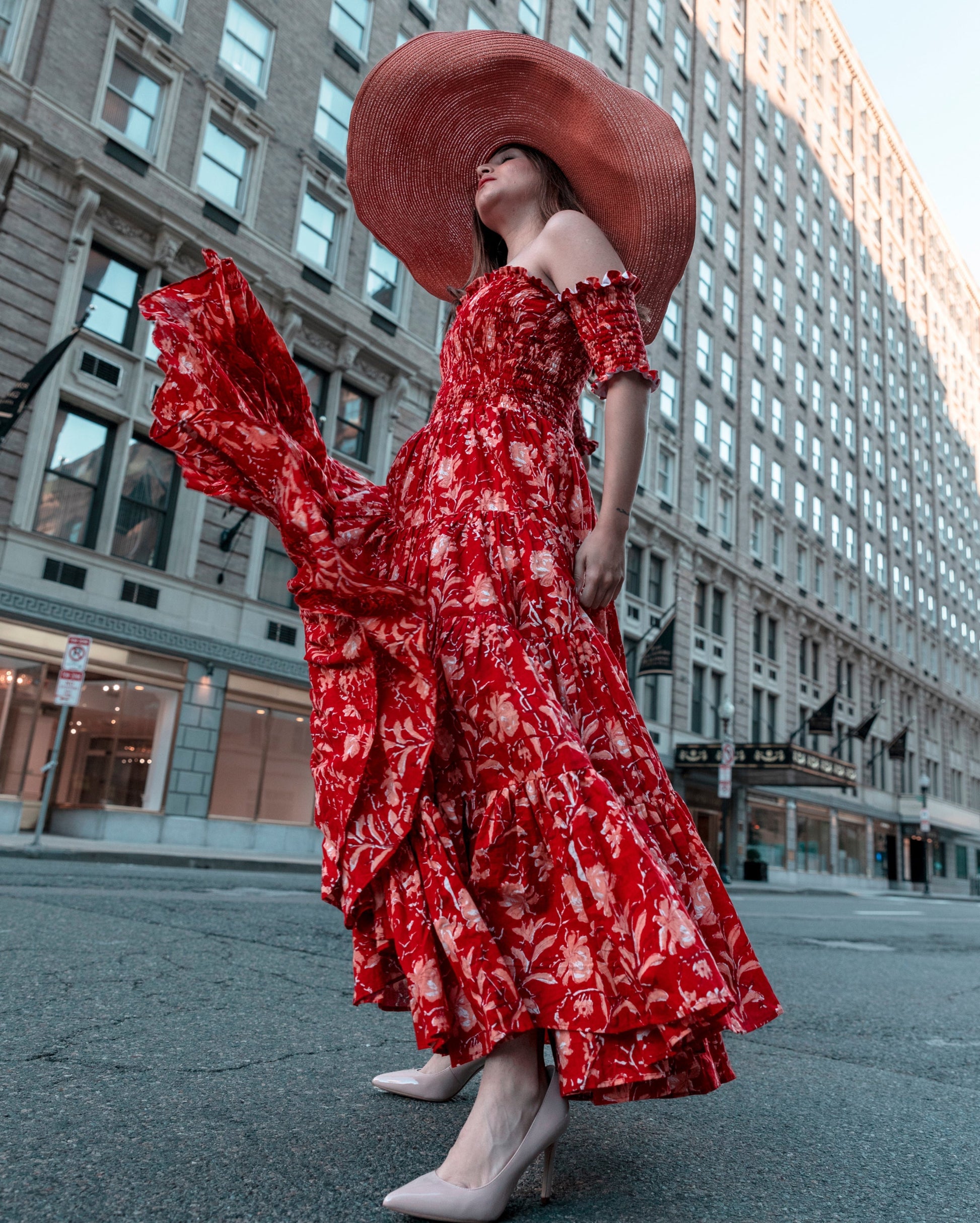 Rosa Smocked Cotton Dress My Store