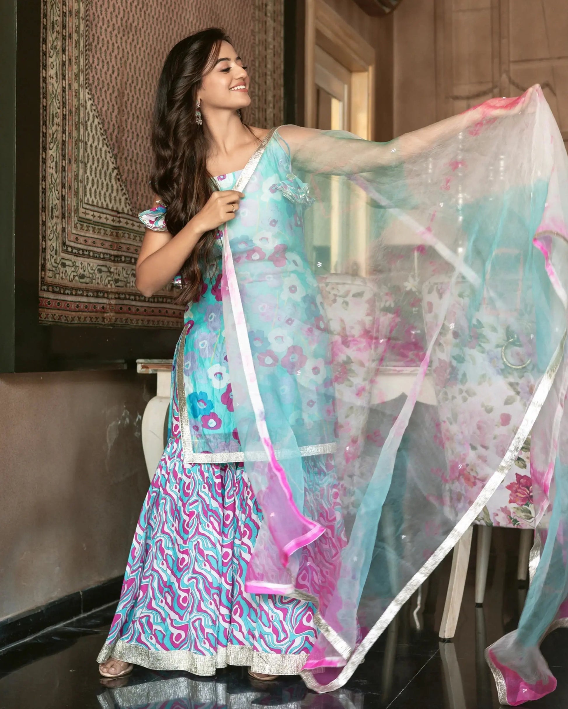 Dizi Chanderi Sharara Set My Store