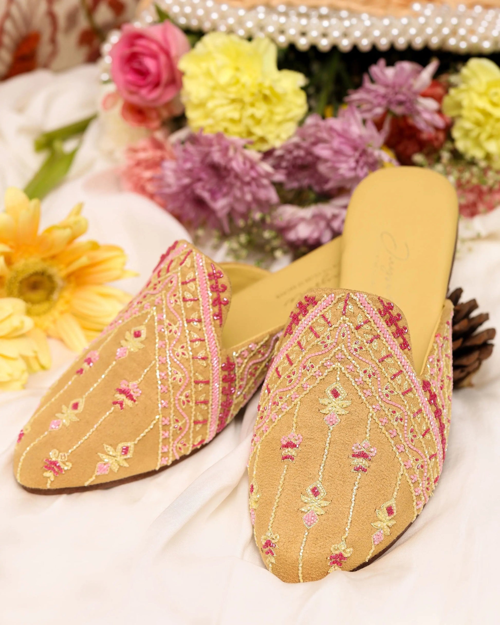 Gold Sand Handcrafted Mules My Store