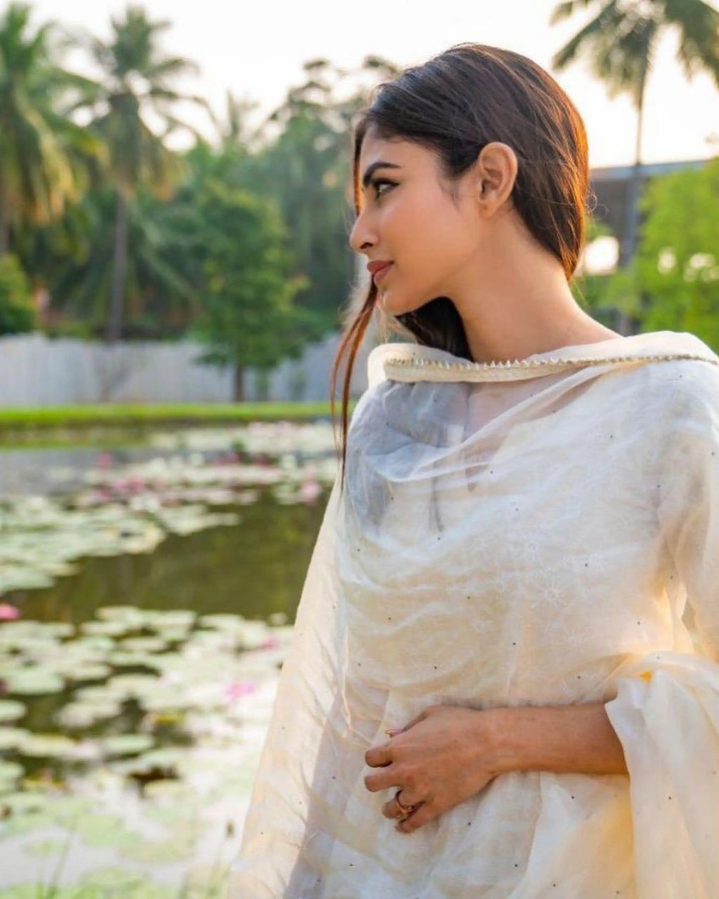 Pearl Ivory Anarkali Set My Store