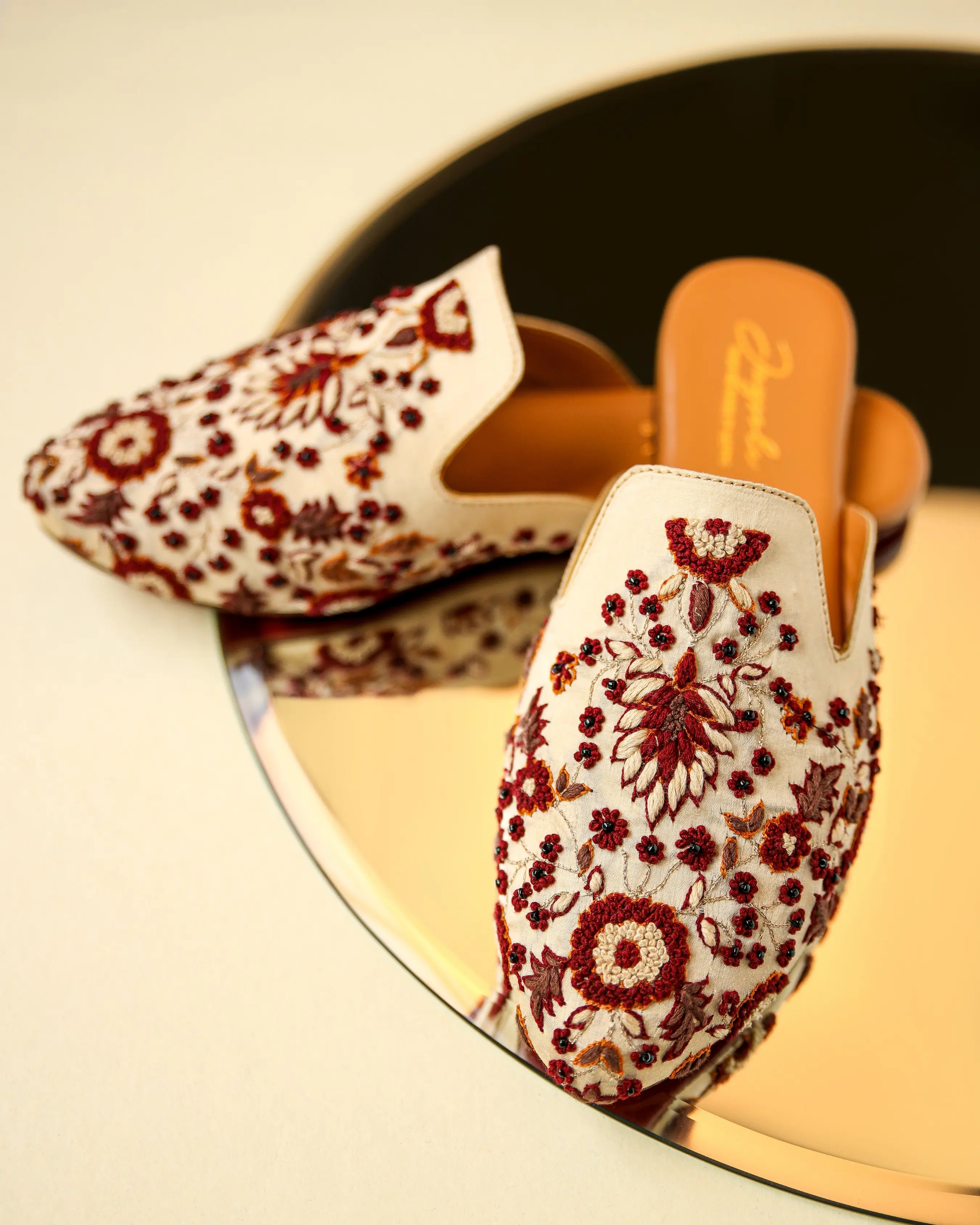 Brown Frappe Handcrafted Mules My Store