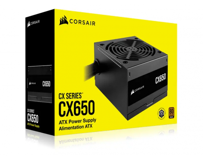 Corsair CX Series CX650 650w 80 PLUS Bronze ATX Desktop Power Supply