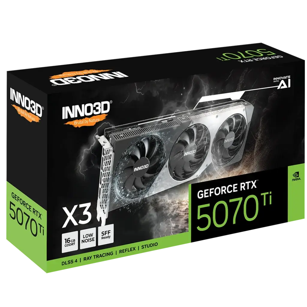 INNO3D GeForce RTX 5070 TI X3 16GB GDDR7 Graphics Card