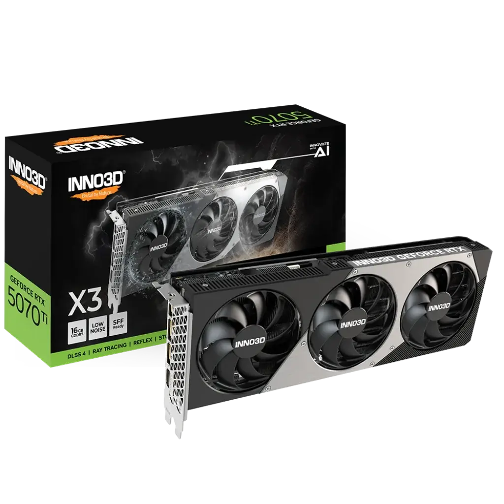 INNO3D GeForce RTX 5070 TI X3 16GB GDDR7 Graphics Card