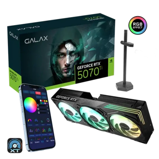 GALAX GeForce RTX 5070 TI EX Gamer 1-Click OC 16GB GDDR7 256-bit Graphics Card