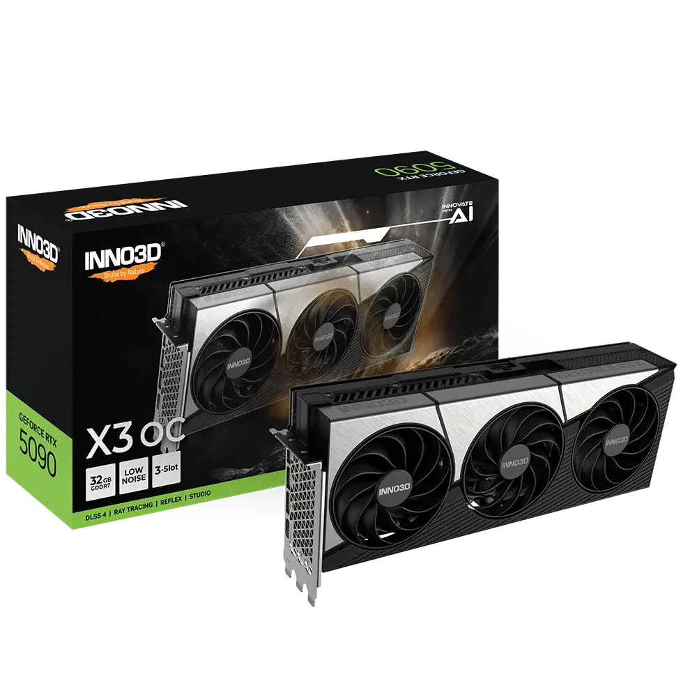 INNO3D GeForce RTX 5090 32G X3 OC GDDR7 Graphics Card