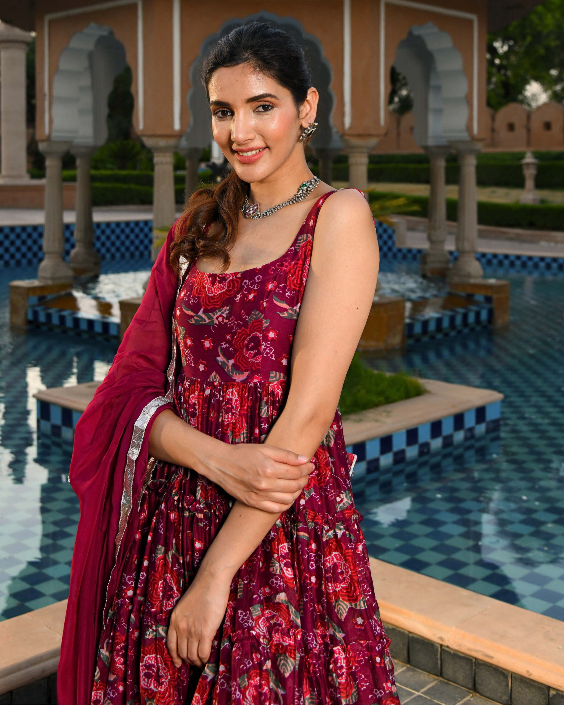 Siya Chanderi Suit Set My Store