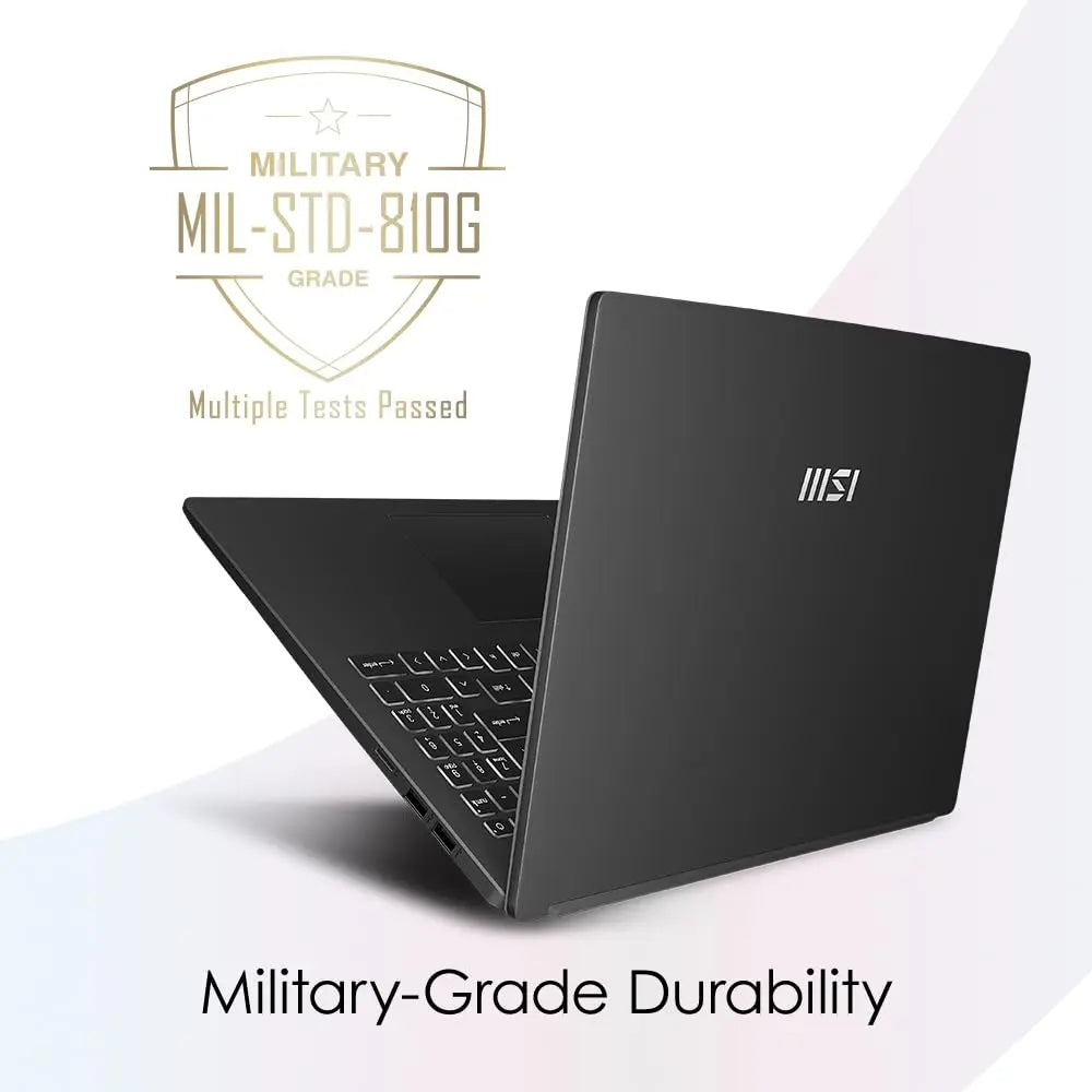 MSI Modern 15 15 B12MO-1006IN 12th Gen Intel Core i7 Processor/16GB Ram/512G SSD/Win11/Intel Iris Xe Graphics Card/Microsoft Office Home & Student 2021/Screen Inch 15.6/Black