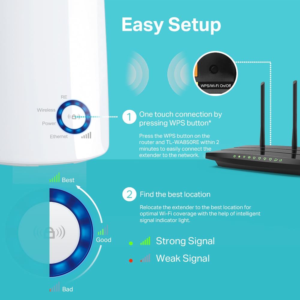 TP-Link TL-WA850RE  300Mbps Range Extender