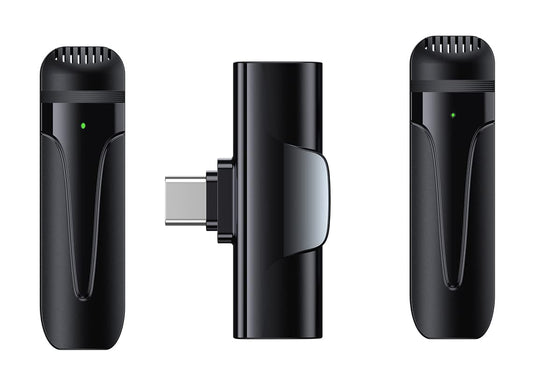 Digitek Wireless microphone DWM 003 - 2 Transmitter Units 1 Receiver with Type C Connectivity