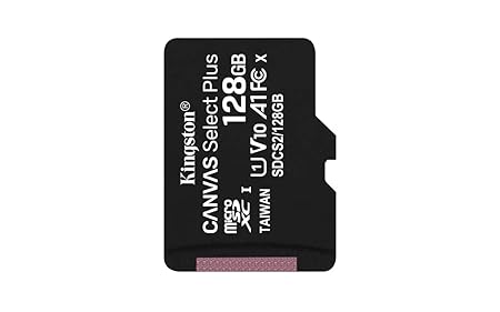 Kingston Canvas Select plus 128GB Micro SD Card Class 10