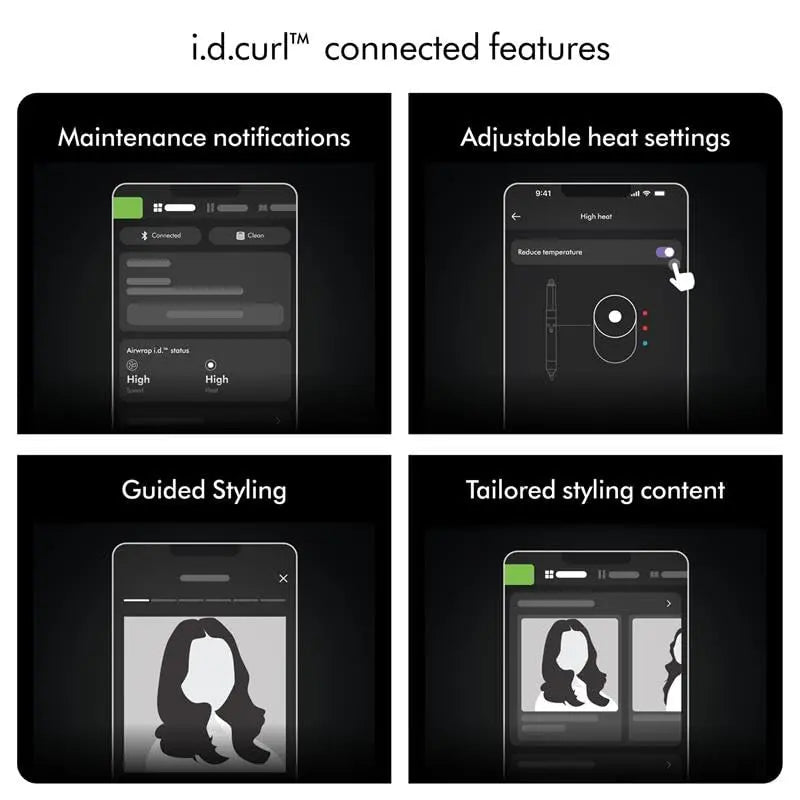 Dyson Airwrap I.D. 6 In 1 Multi-Styler Ceramic Platina & TopazNo Heat Damage7 Styling Settings 3 Speed & 3 Heat