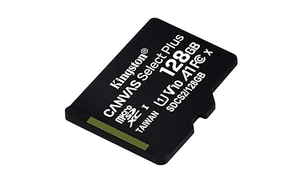 Kingston Canvas Select plus 128GB Micro SD Card Class 10