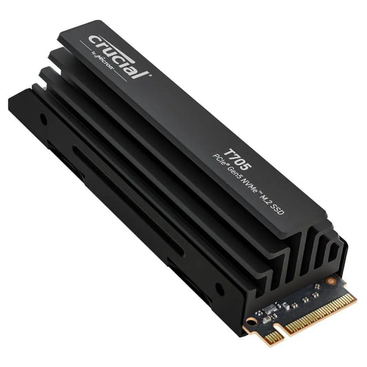 Crucial T705 4TB PCIe Gen5 NVMe M.2 2280 Internal Solid State Drive with Heatsink My Store