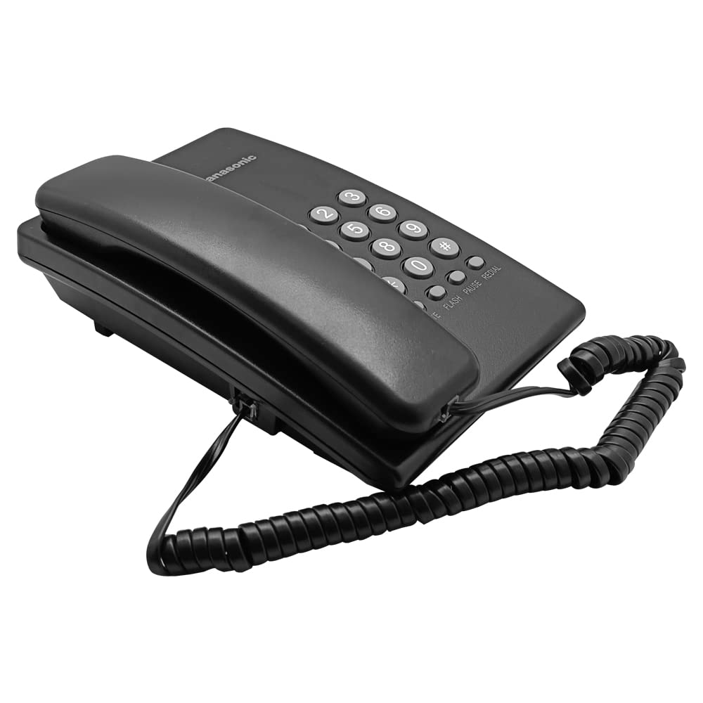 Panasonic KX-TS400SX Integrated Corded Telephone System, Black