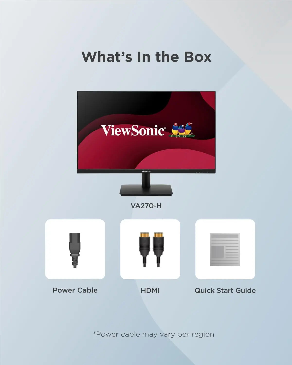 ViewSonic VA240-H 24" 100Hz 1080p FHD SuperClear IPS Panel Anti-Glare Monitor My Store