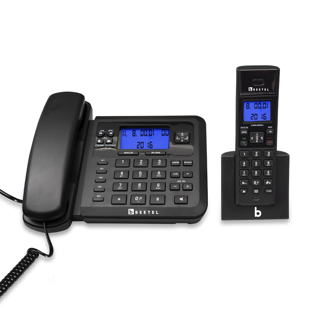 Beetel X78 Cordless Landling Phone Black