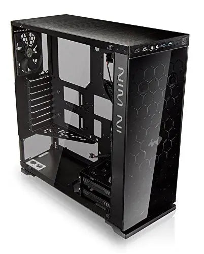 InWin Infinity 805 Tempered Glass Compact ATX Mid-Tower Computer Case Cabinet - Black