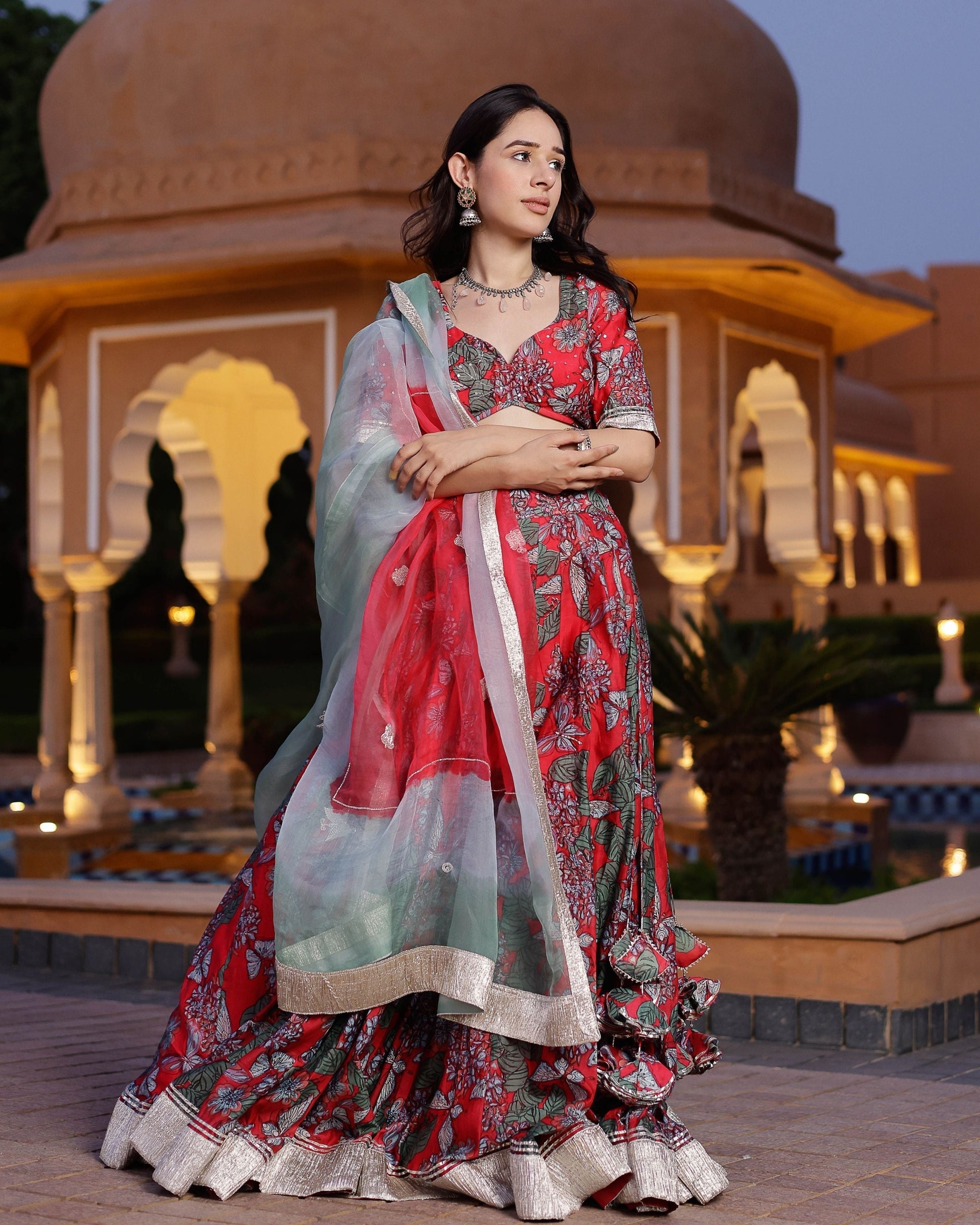 Vaani Chanderi Lehenga Set My Store