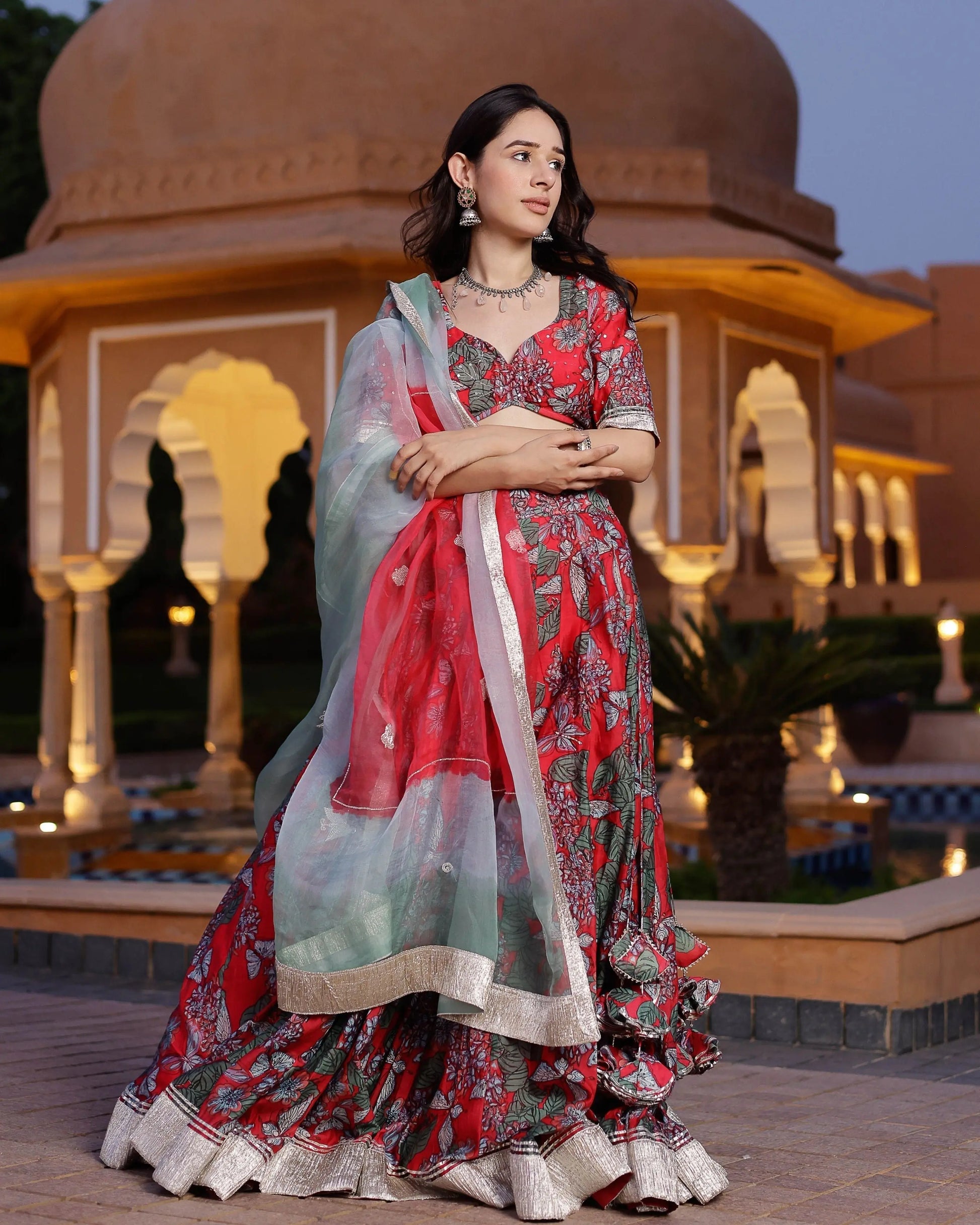 Vaani Chanderi Lehenga Set My Store