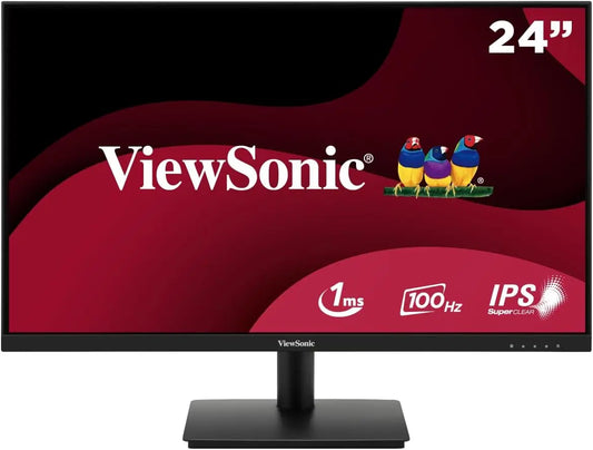 ViewSonic VA240-H 24" 100Hz 1080p FHD SuperClear IPS Panel Anti-Glare Monitor My Store