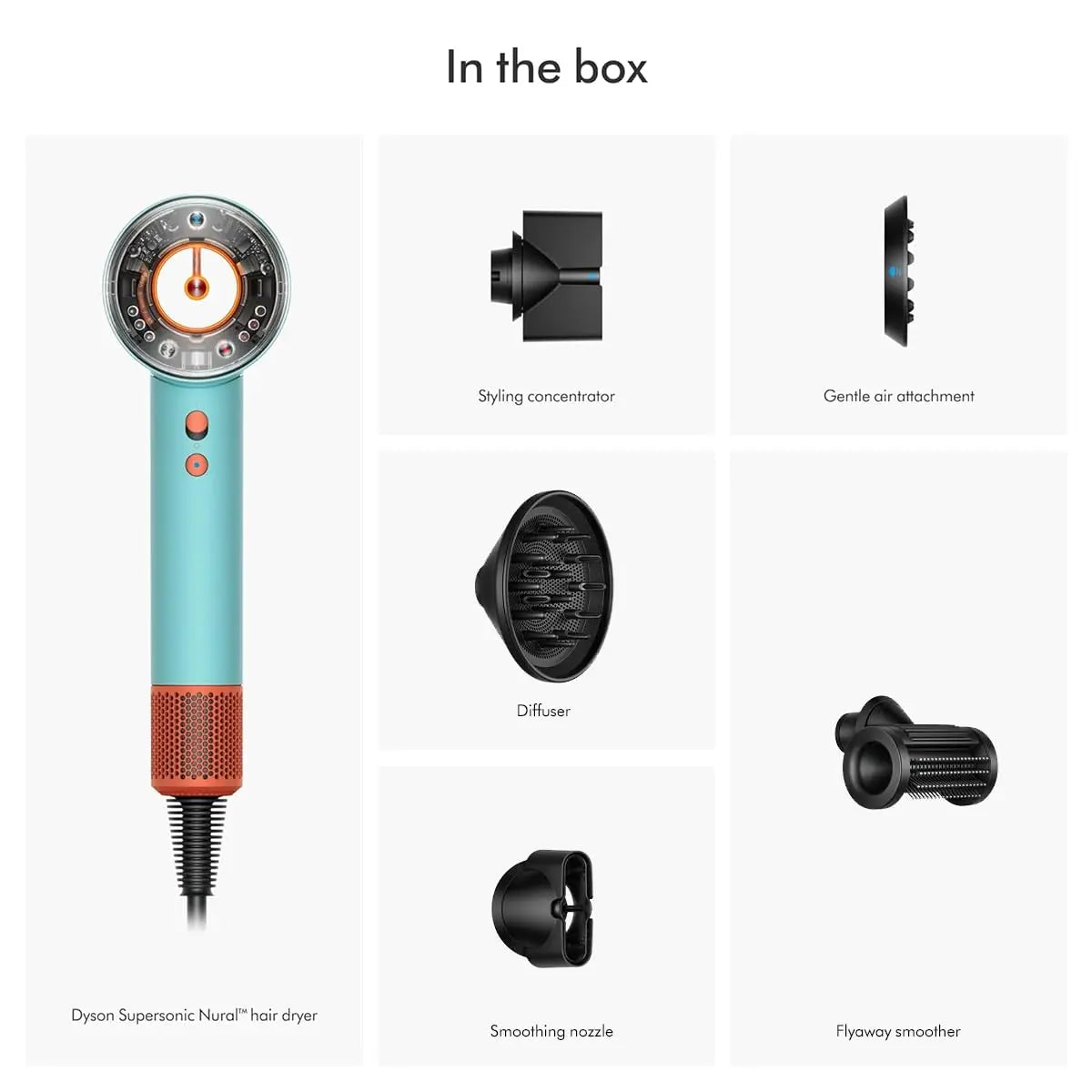 Dyson Supersonic Nural Intelligent Hair Dryer Protects Scalp Health Fast Drying No Heat Damage