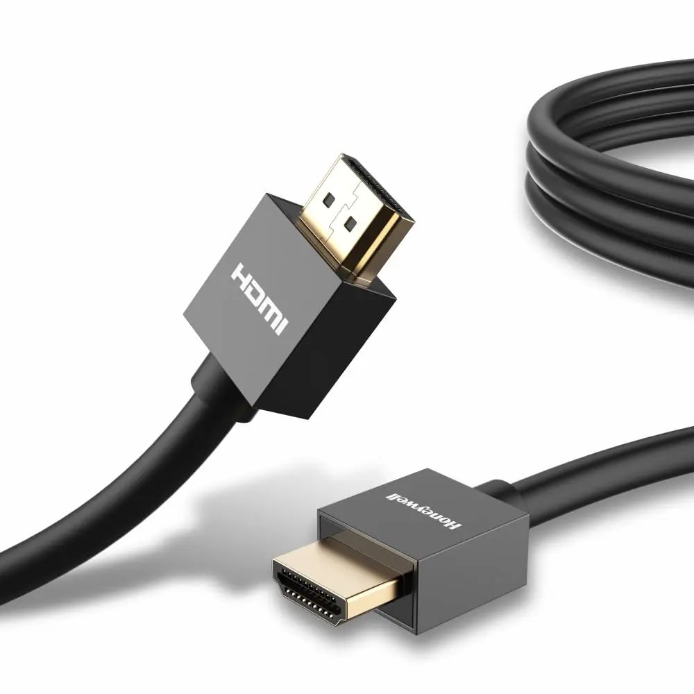 Honeywell HDMI Cable v2.0 with Ethernet, 3D/4K@60Hz Ultra HD Resolution, 10 Mtr, 18 GBPS Transmission Speed, High Speed, Compatible with all HDMI Devices Laptop Desktop TV Set-top Box Gaming Console