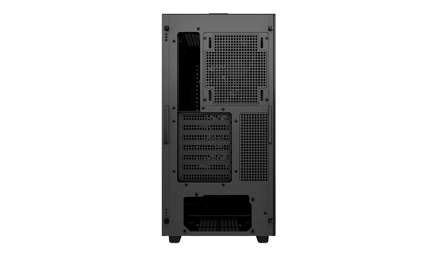 Deepcool CG560 Mid- Tower Computer Case - Black I Gaming Cabinet I Support Mini-ITX / Micro-ATX / ATX / E-ATX Motherboard I Pre-Installed Front: 3×120mm Rear: 1×140mm Fans