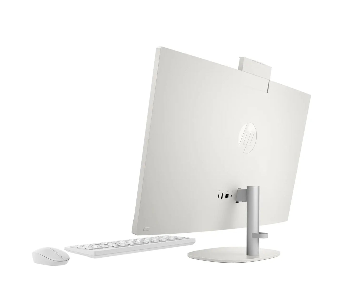 HP All in One 24-cr0477in 13th Gen Intel Core i5 Processor/8GB RAM/512GB SSD/Win11/Microsoft Office Home 2024/Intel HD Graphic Card/Screen Inch 23.8/White