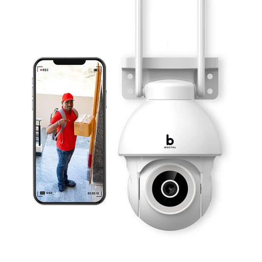 Beetel CCO4 4MP 3X Zoom QHD Wi-Fi CCTV Home Security Outdoor Camera