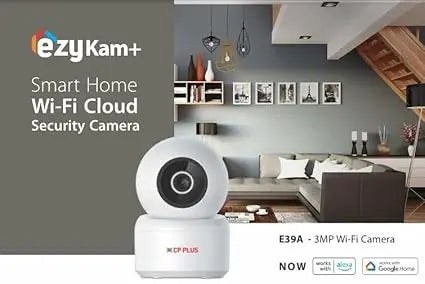 CPPLUS 3MP IP WIFI DOME CAMERA WITH LAN PORT CP E39A