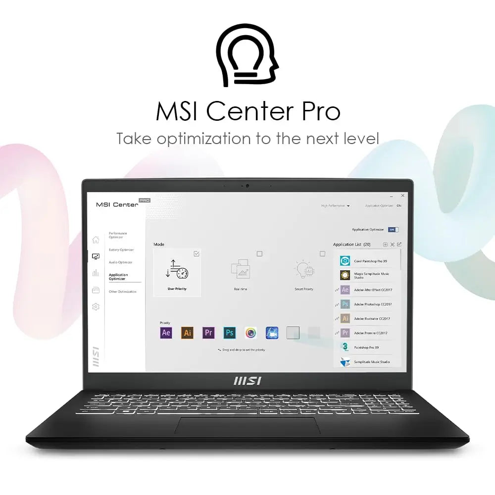 MSI Modern 15 Laptop B12MO-1007IN 12th Gen Intel Core i5 Processor/16GB RAM/512GB SSD/Win11/Microsoft Office 2021/Intel Iris Xe Graphics Card/Screen Inch 15.6/Black
