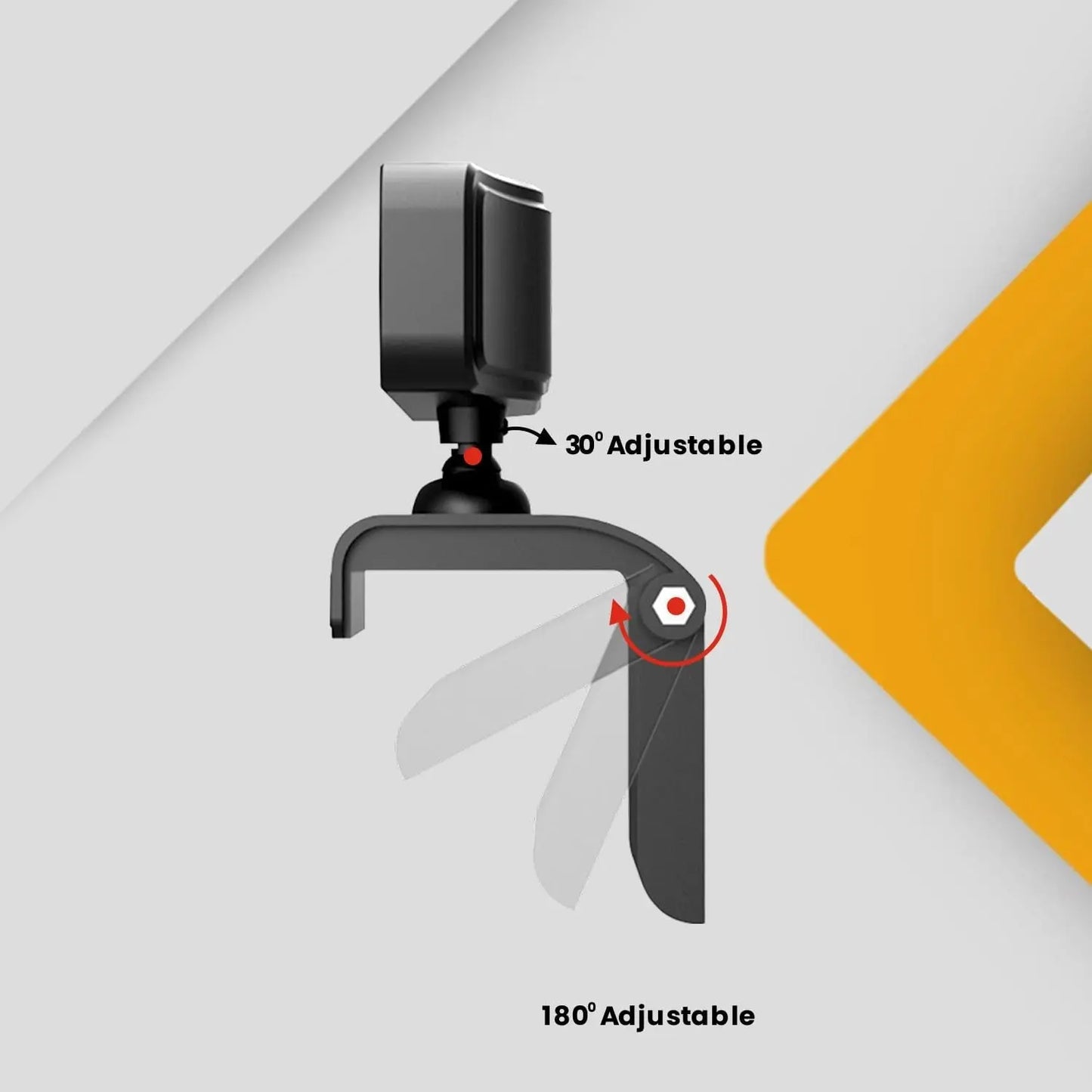 Quantron QPC-1015 1080P 5MP Full HD USB Webcam